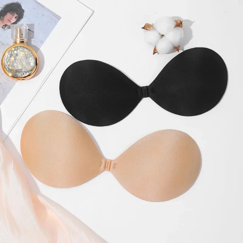 Silicone Bra Adhesive - 1/2/4 Stück Sujetador Damen-BH, unsichtbarer Push-Up-BH,