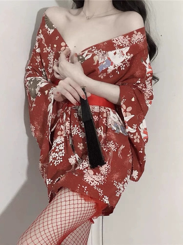 Sex Japanischer Kimono Sexy Na – Robe Silk Women Bewertung und Preis