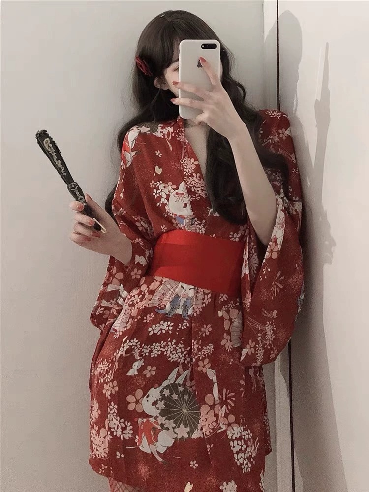 Sex Japanischer Kimono Sexy Na – Robe Silk Women Bewertung und Preis