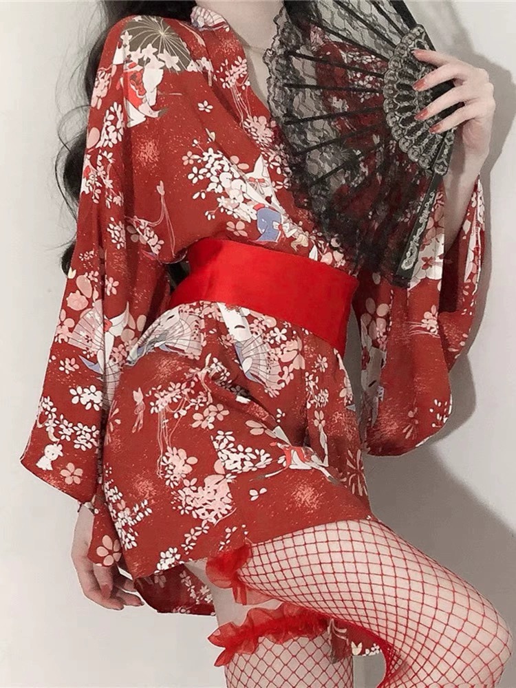 Sex Japanischer Kimono Sexy Na – Robe Silk Women Bewertung und Preis